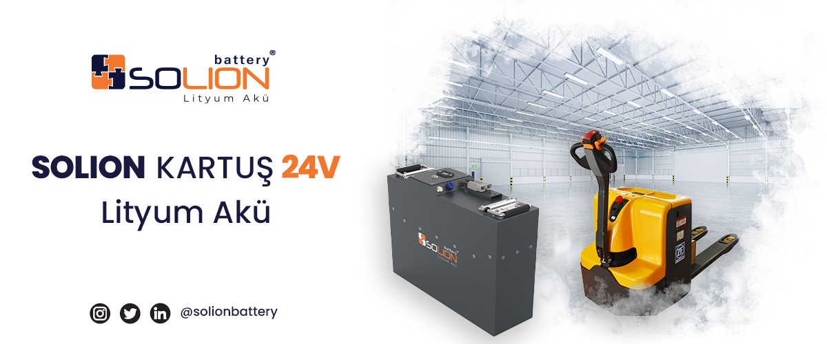 Solion Kartuş 24V Lityum Akü